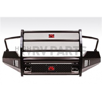 Fab Fours Bumper 1-Piece Design Steel Black - DR13-K2960-1