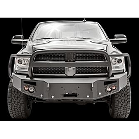 Fab Fours Bumper Premium 1-Piece Design Steel Black - DR16-C4050-1