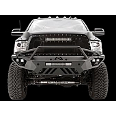 Fab Fours Bumper Vengeance 1-Piece Design Steel Black - DR16-V4052-1