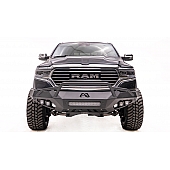 Fab Fours Bumper Vengeance 1-Piece Design Steel Black - DR19-D4252-1