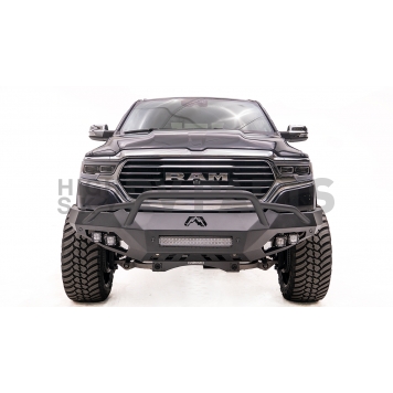 Fab Fours Bumper Vengeance 1-Piece Design Steel Black - DR19-D4252-1