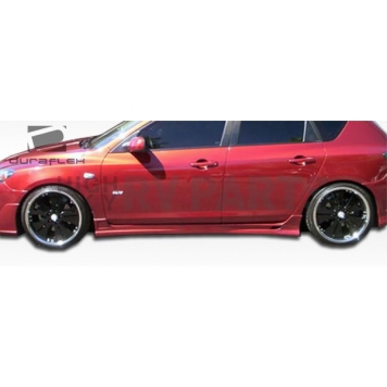 Extreme Dimensions Side Skirt - Primered Fiberglass Reinforced Plastic Black Set of 2 - 103161-1