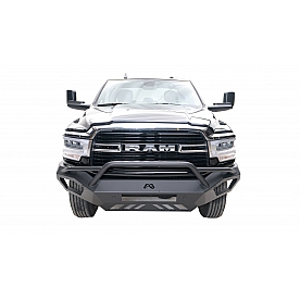 Fab Fours Bumper Vengeance 1-Piece Design Steel Black - DR19-V4452-1