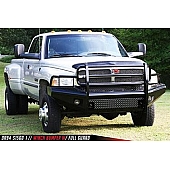 Fab Fours Bumper 1-Piece Design Steel Black - DR94-S1560-1