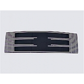 Street Scene Grille Insert - Horizontal Bar Aluminum Polished - 95080776
