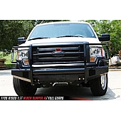 Fab Fours Bumper 1-Piece Design Steel Black - FF09-K1960-1