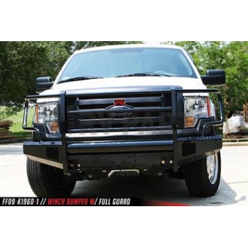 Fab Fours Bumper 1-Piece Design Steel Black - FF09-K1960-1