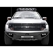 Fab Fours Bumper Vengeance 1-Piece Design Steel Black - FF10-D1961-1