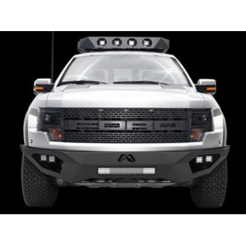 Fab Fours Bumper Vengeance 1-Piece Design Steel Black - FF10-D1961-1