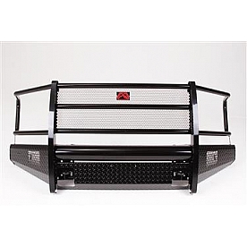 Fab Fours Bumper 1-Piece Design Steel Black - FF15-K3250-1