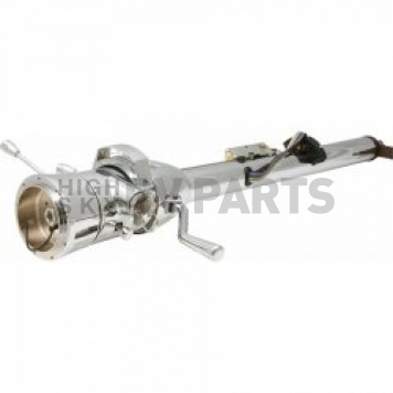 Vintage Parts Steering Column Bell Style - Chrome Plated Stainless Steel Silver 32 Inch - 63129