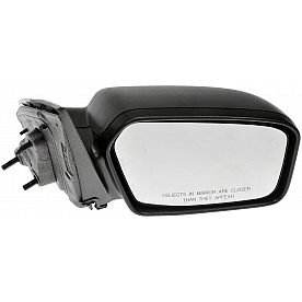 Dorman Exterior Mirror Powered Rectangular Black Single - 9551992
