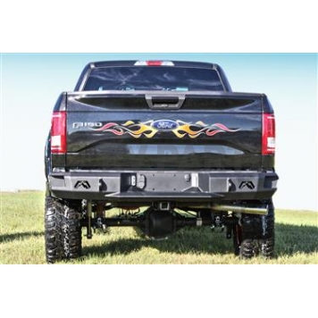 Fab Fours Bumper Premium 1-Piece Design Steel Black - FF15-W3250-1