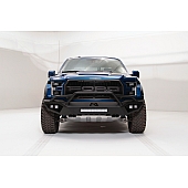 Fab Fours Bumper Vengeance 1-Piece Design Steel Black - FF17-D4352-1