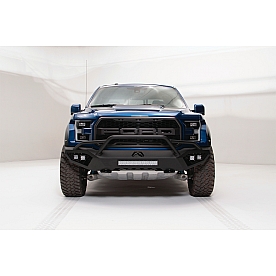 Fab Fours Bumper Vengeance 1-Piece Design Steel Black - FF17-D4352-1