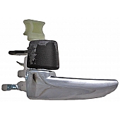 Help! By Dorman Interior Door Handle - Plastic Black Housing With Silver Lever Single - 79969