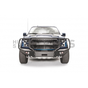 Fab Fours Bumper Premium 1-Piece Design Steel Black - FF17-H4350-1