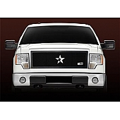 RBP (Rolling Big Power) Grille Insert - Black Powder Coated Stainless Steel Rectangular - 254568