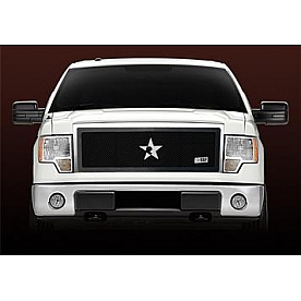 RBP (Rolling Big Power) Grille Insert - Black Powder Coated Stainless Steel Rectangular - 254568