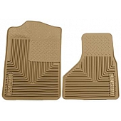 Husky Liner Floor Mat - Direct-Fit Tan TPE - Thermoplastic Elastomer Set of 2 - 51203