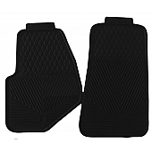 Highland Floor Mat - Direct-Fit Black Rubber Set of 2 - 4604600