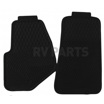 Highland Floor Mat - Direct-Fit Black Rubber Set of 2 - 4604600