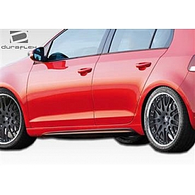 Extreme Dimensions Side Skirt - Primered Fiberglass Reinforced Plastic Black Set of 2 - 107282