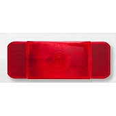 Optronics Tail Light Lens - Rectangle Red Single - AST60BP