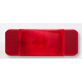 Optronics Tail Light Lens - Rectangle Red Single - AST60BP