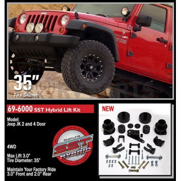 ReadyLIFT SST Series 3 Inch Lift Kit Suspension - 696000-1