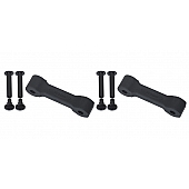 Kentrol Hood Latch Matte Polyurethane Black Set Of 2 - 70071