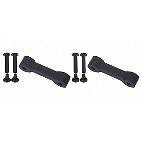 Kentrol Hood Latch Matte Polyurethane Black Set Of 2 - 70071