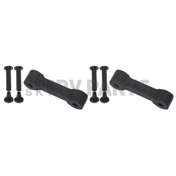 Kentrol Hood Latch Matte Polyurethane Black Set Of 2 - 70071