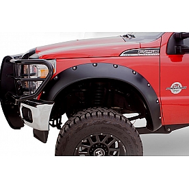 Bushwacker Fender Flare - Black Dura-Flex 2000 ABS Smooth Plastic Matte Set Of 2 - 4000911
