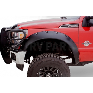 Bushwacker Fender Flare - Black Dura-Flex 2000 ABS Smooth Plastic Matte Set Of 2 - 4000911