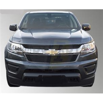 TFP (International Trim) Grille Insert - Mesh Trapezoid ABS Plastic Black Gloss - 68676GIB