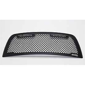 Putco Grille Insert - Black Powder Coated Aluminum Rectangular - 270527BL