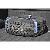 N-Fab Spare Tire Carrier Black Textured Truck Bed Mount - BM1TSBLTX