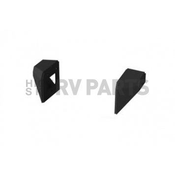 Rugged Ridge Bumper End Powder Coated Black Aluminum - 1154110