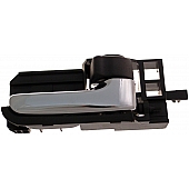 Help! By Dorman Interior Door Handle - Plastic Black Housing With Silver Lever And Black Knob Single - 83919