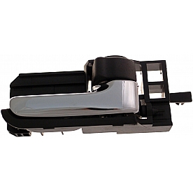 Help! By Dorman Interior Door Handle - Plastic Black Housing With Silver Lever And Black Knob Single - 83919