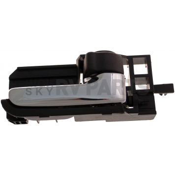 Help! By Dorman Interior Door Handle - Plastic Black Housing With Silver Lever And Black Knob Single - 83919