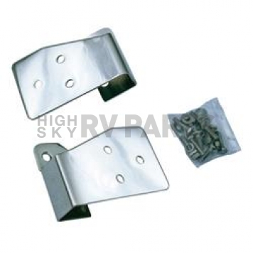 Rugged Ridge Exterior Mirror Relocation Bracket Polished Silver Stainless Steel Set Of 2 - 1102603