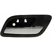 Help! By Dorman Interior Door Handle - Plastic Black Housing With Silver Lever Single - 81184