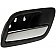 Help! By Dorman Interior Door Handle - Plastic Black Housing With Silver Lever Single - 81184