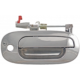 Help! By Dorman Exterior Door Handle - Plastic Silver Single - 91033