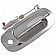 Help! By Dorman Exterior Door Handle - Plastic Silver Single - 91033