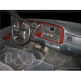 B & I Fender Dash Panel Trim 3D011B1DRW