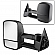Xtune Exterior Towing Mirror Manual Rectangular Single - 9924910