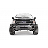Fab Fours Bumper Vengeance 1-Piece Design Steel Black - FF18-D4552-1